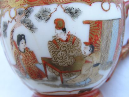 Kutani cup and saucer marked "Watano", 1880-1900 - Image 9