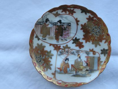 Kutani cup and saucer marked "Watano", 1880-1900 - Image 2