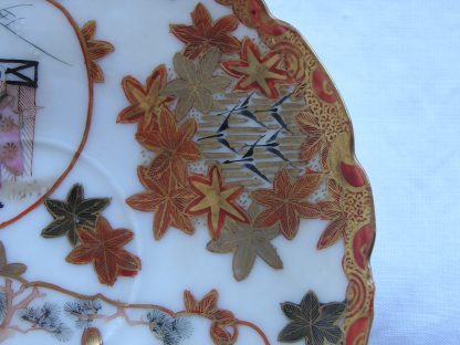 Kutani cup and saucer marked "Watano", 1880-1900 - Image 5