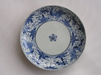 Plate with phoenixes in clouds, 1680-1700