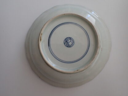 Bowl with goddess Kannon and karako in relief, 1750-1770 - Image 9