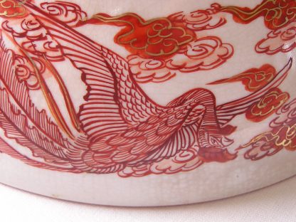 Large Kutani "aka-e" bowl, 1868-1900 - Image 10