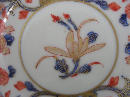 Small plate with flowers, 1700-1730 - Image 4