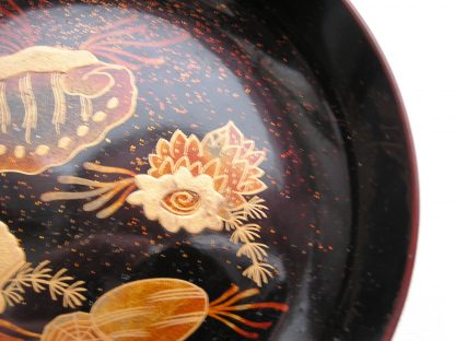 Lacquer chawan with sea shells, 1868-1912 - Image 6