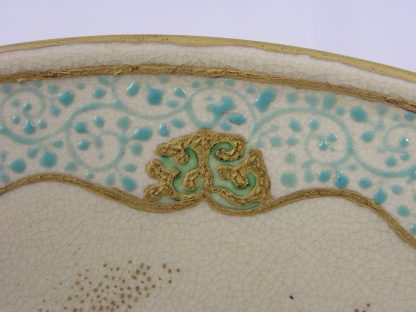Satsuma plate with herons, 1868-1912 - Image 11