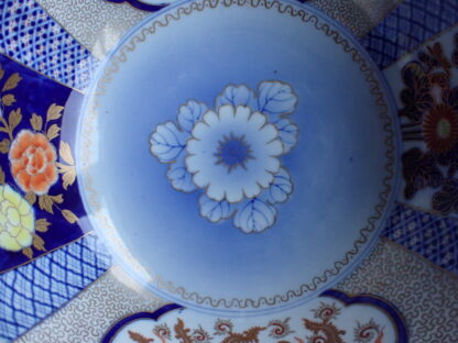 Fukagawa large bowl with dragon, phoenix and flowers - Image 4