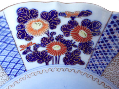 Fukagawa large bowl with dragon, phoenix and flowers - Image 8