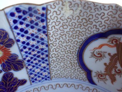 Fukagawa large bowl with dragon, phoenix and flowers - Image 9