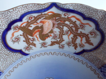 Fukagawa large bowl with dragon, phoenix and flowers - Image 5